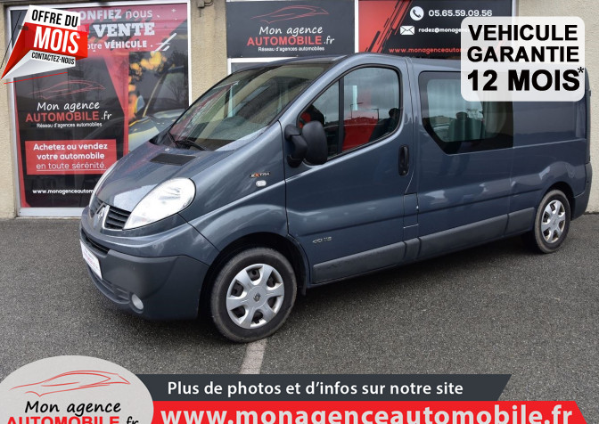 Renault TRAFIC Long Double Cabine 5PL L2H1 1200kg 115 Cv II Phase 2 Fourgon  2.0 DCi - Mon Agence Automobile