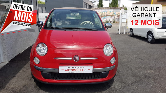 Fiat 500 1.2 Lounge 70CHV Crit'Air 1 GARANTIE 3M - Annonce