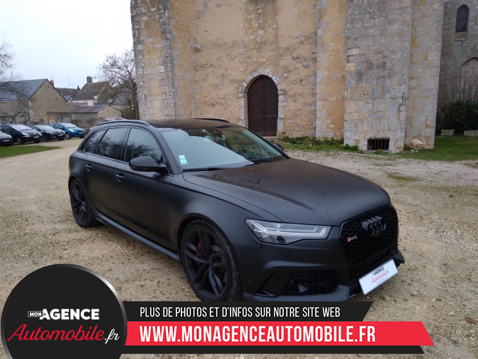 Covering noir satin sur Audi RS6 dans les Bouches du Rhône a fos