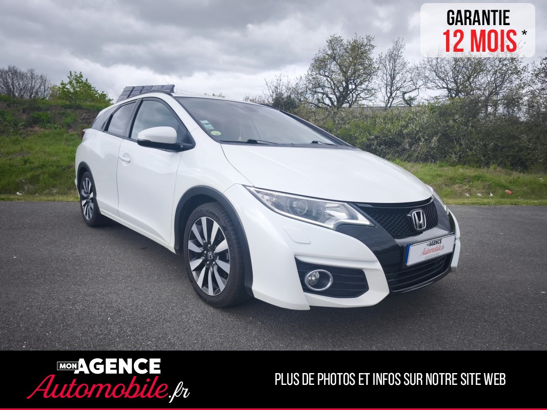 Honda Civic Tourer 1.6 I-DTEC 120 EXECUTIVE NAVI / Garantie 12 Mois