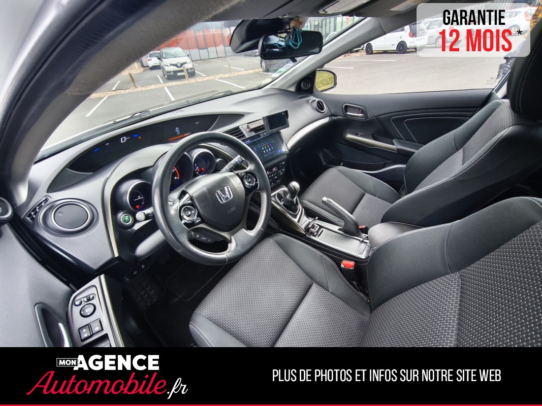 Honda Civic Tourer 1.6 I-DTEC 120 EXECUTIVE NAVI / Garantie 12 Mois