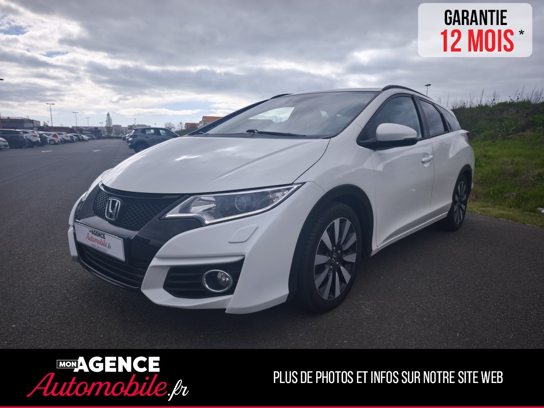 Honda Civic Tourer 1.6 I-DTEC 120 EXECUTIVE NAVI / Garantie 12 Mois