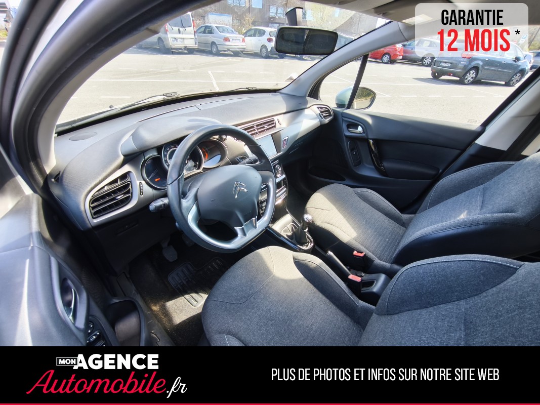 Citroën C3 1.6 BLUEHDI 75 EXCLUSIVE / Garantie 12 Mois