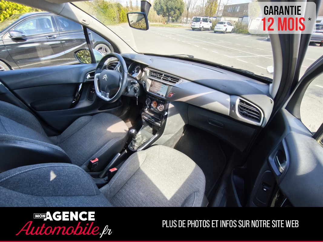 Citroën C3 1.6 BLUEHDI 75 EXCLUSIVE / Garantie 12 Mois
