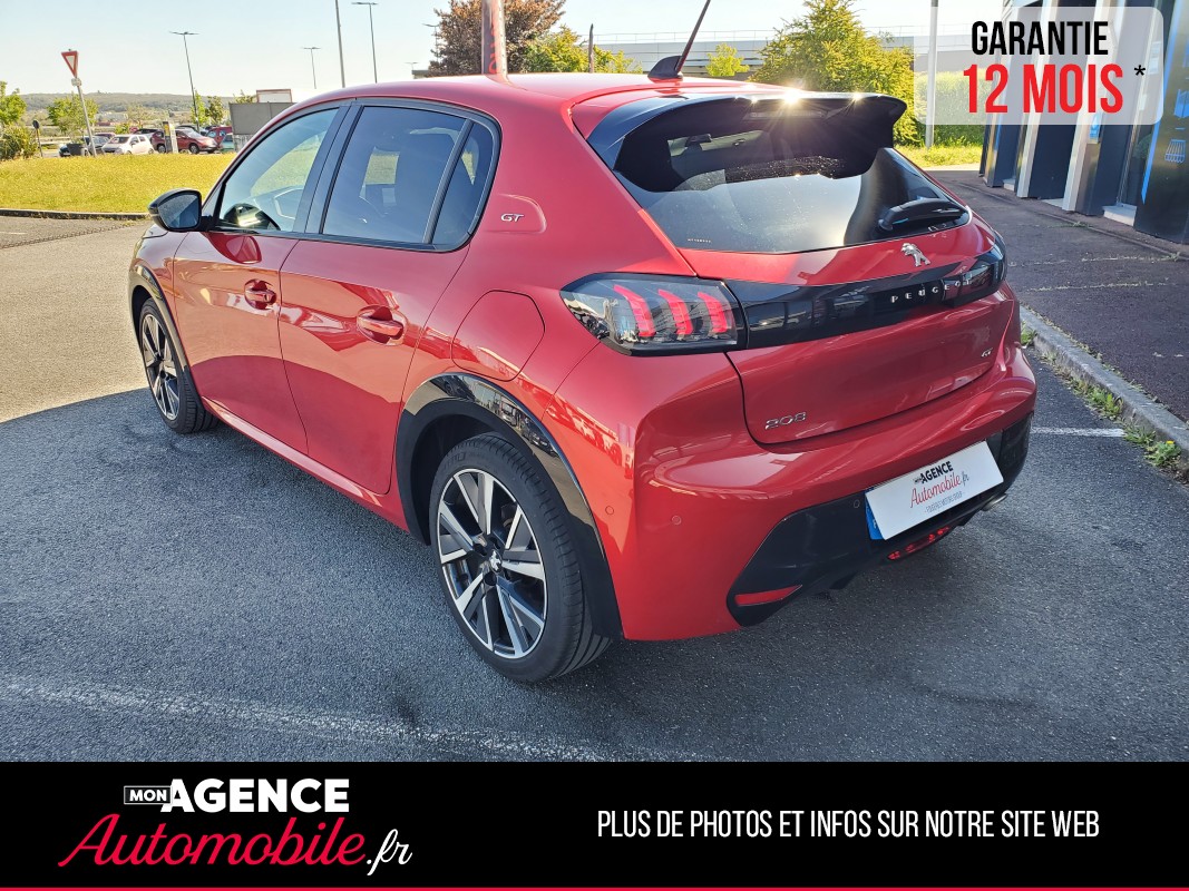 Peugeot 208 1.2 PURETECH 100Ch S&S GT EAT8