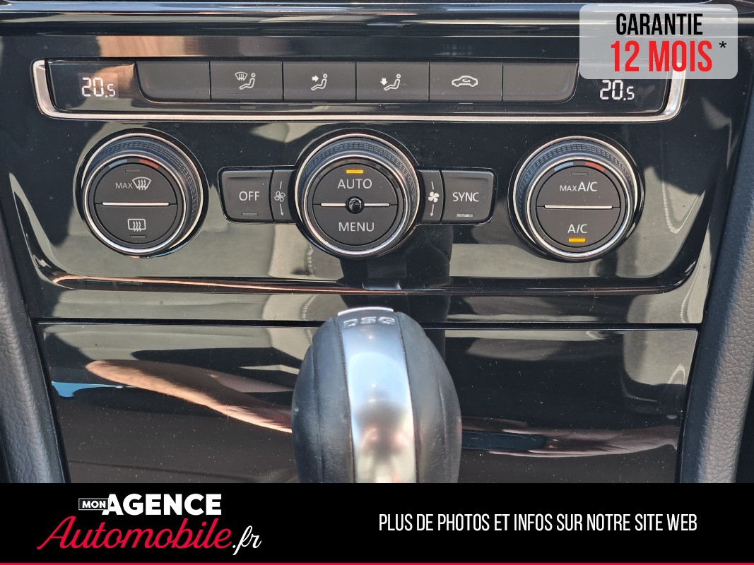 Volkswagen GOLF VII (2) 2.0 TDI 150 BLUEMOTION TECHNOLOGY CARAT DSG7 5P