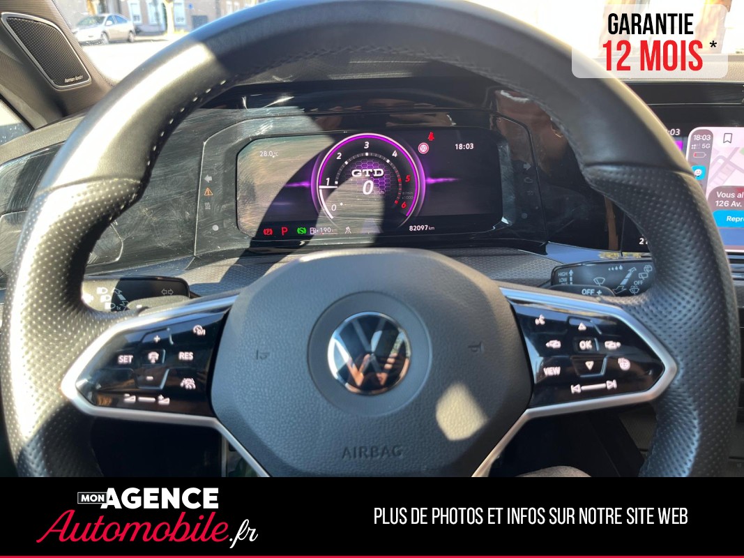 Volkswagen Golf VIII Hatchback 2.0 TDi DSG7 GTD