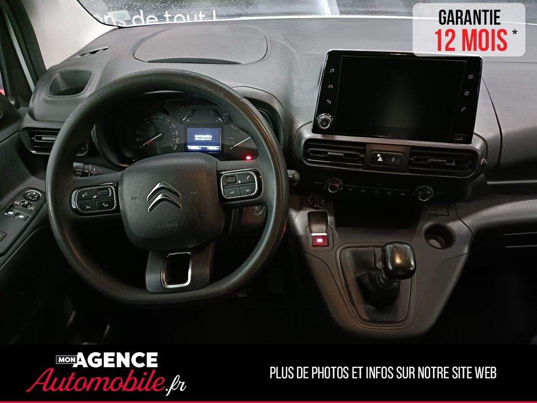 Citroën BERLINGO XL 100CV TVA DEDUCTIBLE PREMIERE MAIN