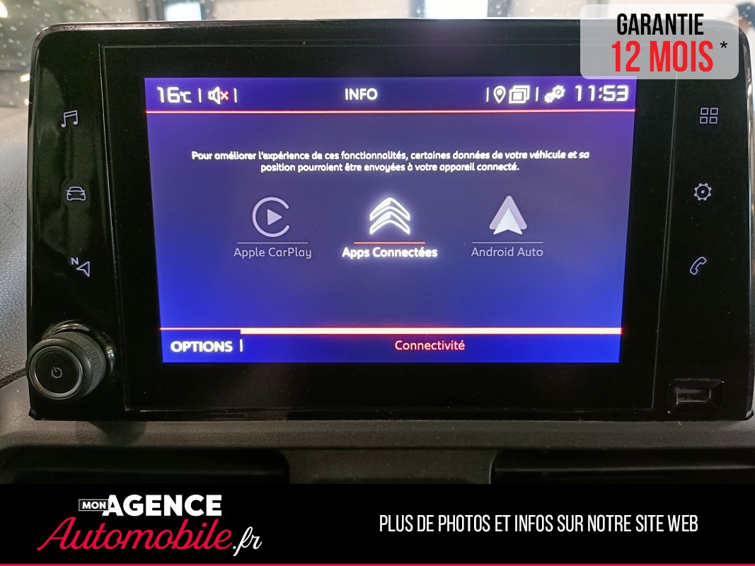 Citroën BERLINGO XL 100CV TVA DEDUCTIBLE PREMIERE MAIN