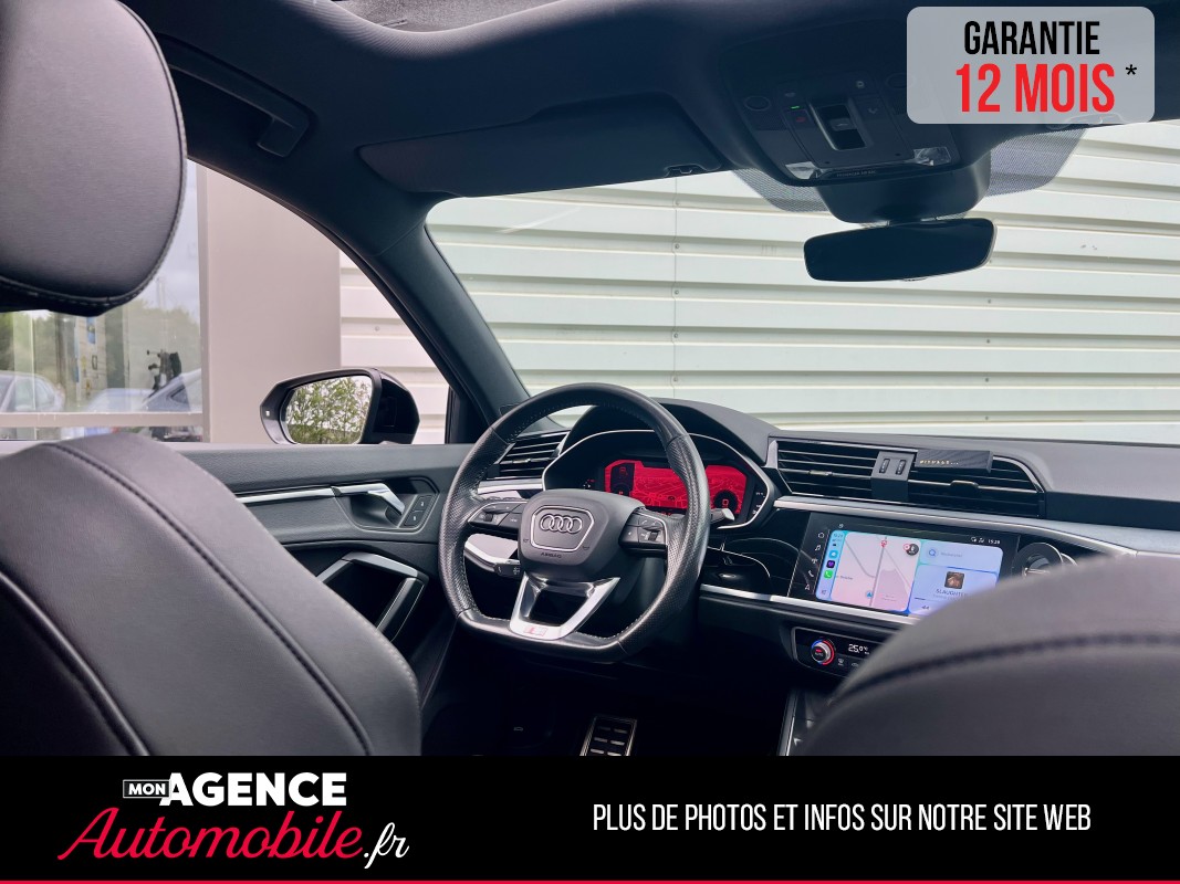 Audi Q3 Sportback 40 2.0 TDI 190 Ch Quattro S Tronic7 *Historique Complet *Attelage  / GARANTIE 12 MOIS