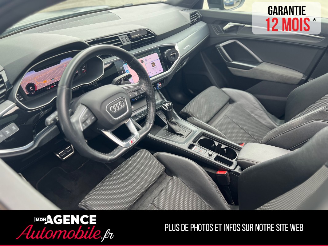 Audi Q3 Sportback 40 2.0 TDI 190 Ch Quattro S Tronic7 *Historique Complet *Attelage  / GARANTIE 12 MOIS
