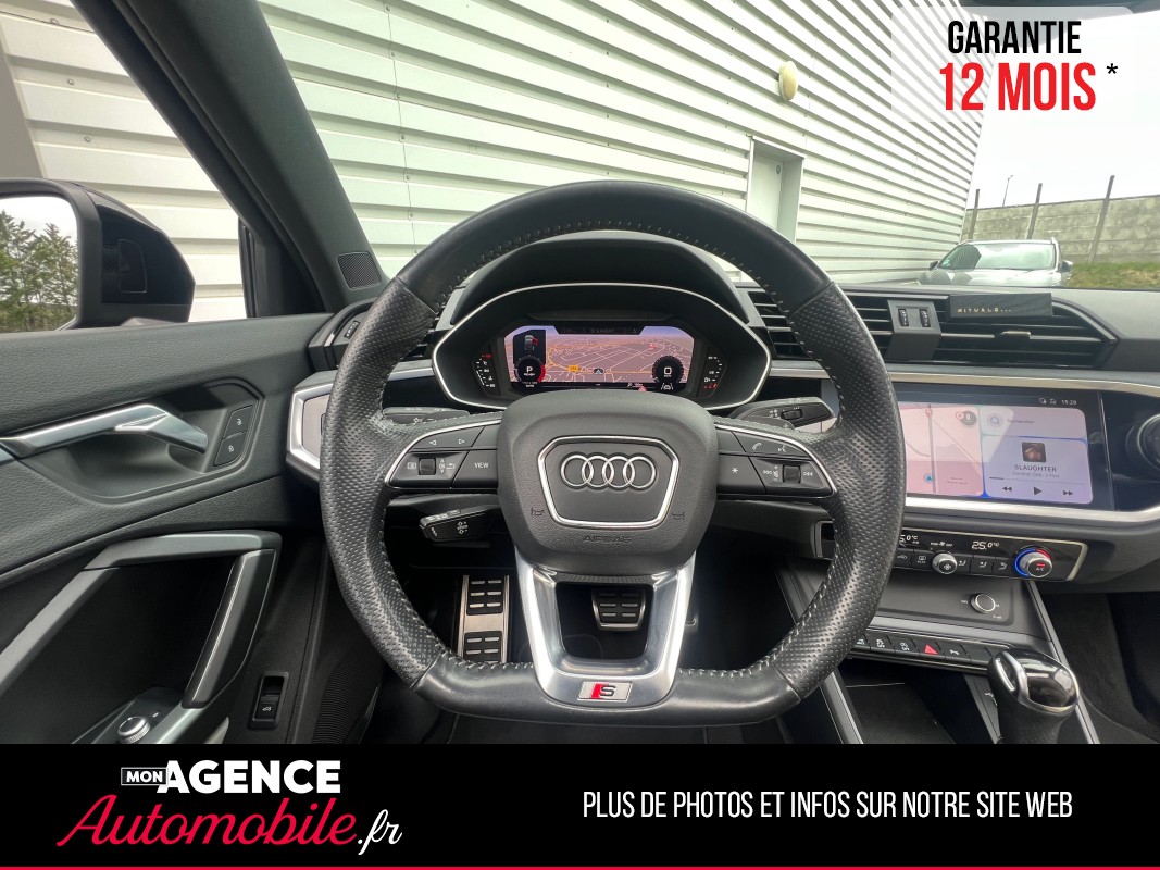 Audi Q3 Sportback 40 2.0 TDI 190 Ch Quattro S Tronic7 *Historique Complet *Attelage  / GARANTIE 12 MOIS