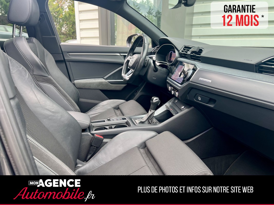 Audi Q3 Sportback 40 2.0 TDI 190 Ch Quattro S Tronic7 *Historique Complet *Attelage  / GARANTIE 12 MOIS