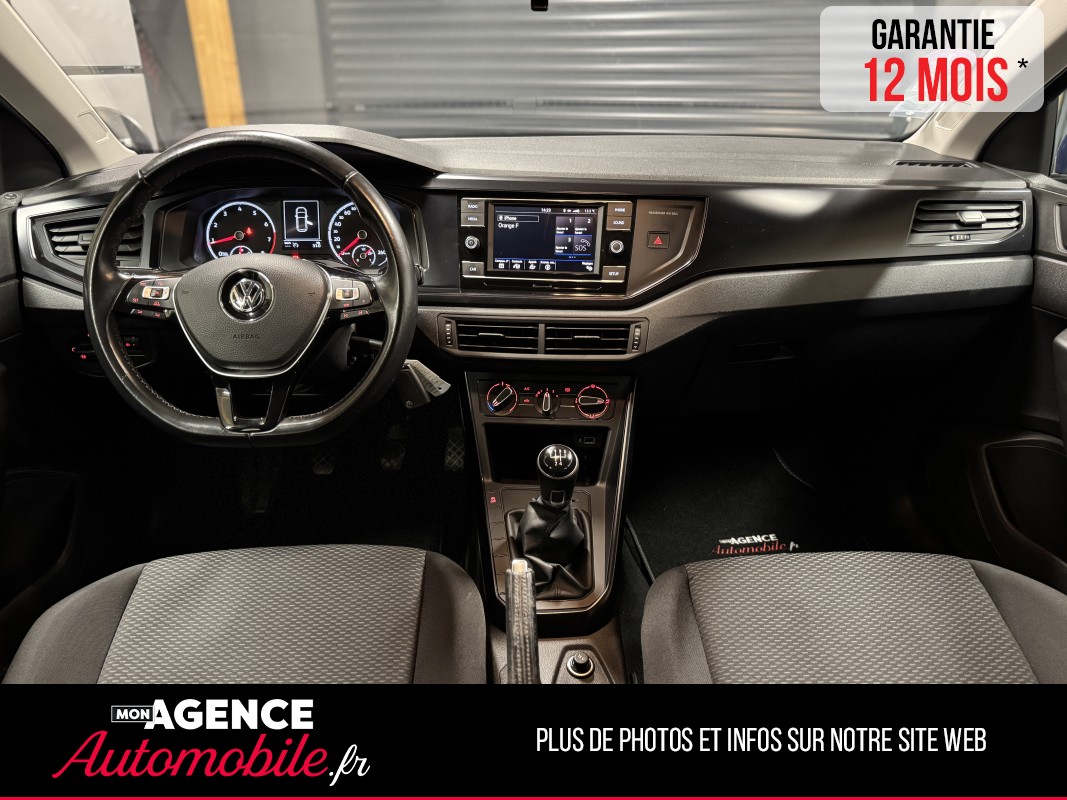 Volkswagen Polo 1.0 TRENDLINE 65CH 5 PORTES / Garantie 12 Mois