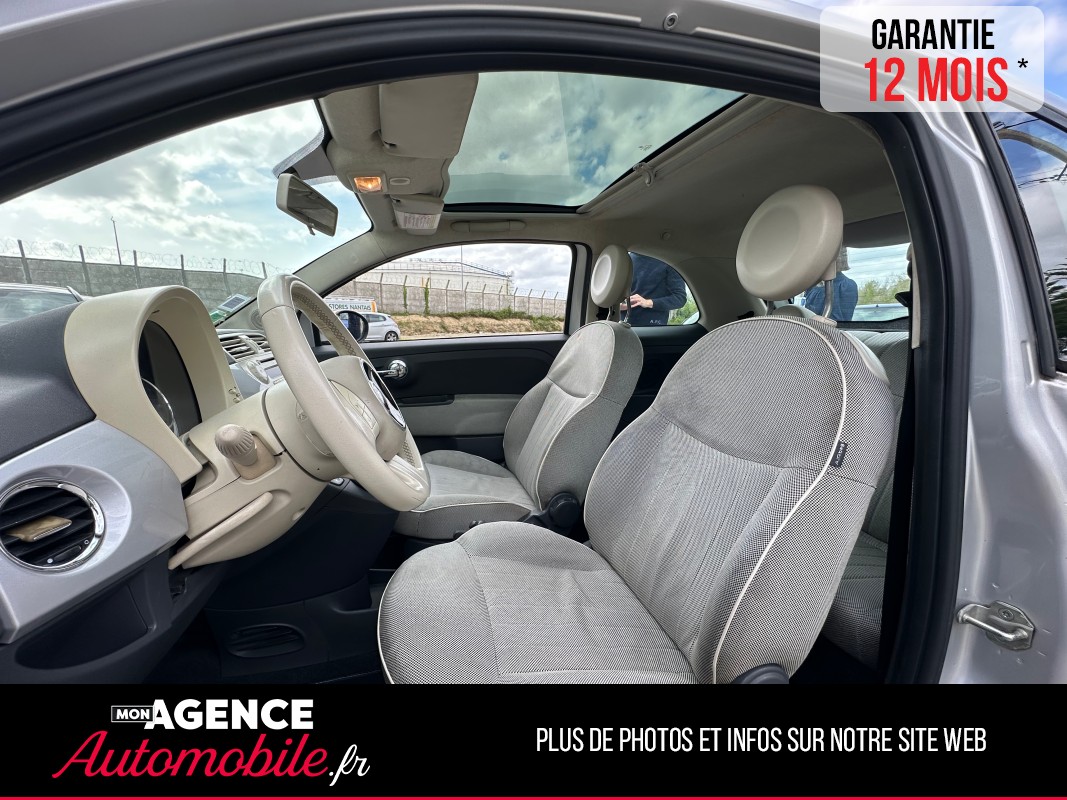 Fiat 500 1.2 69ch LOUNGE / GARANTIE 12 MOIS