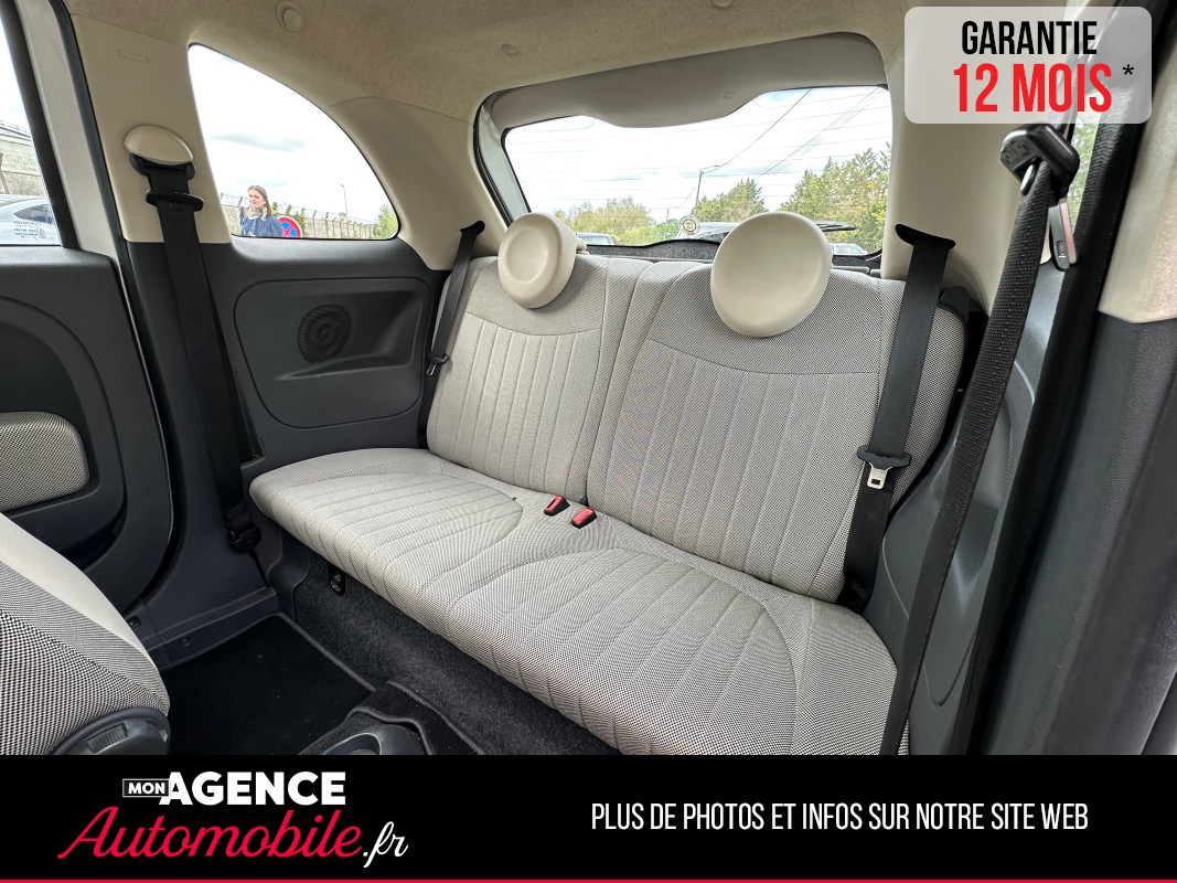 Fiat 500 1.2 69ch LOUNGE / GARANTIE 12 MOIS