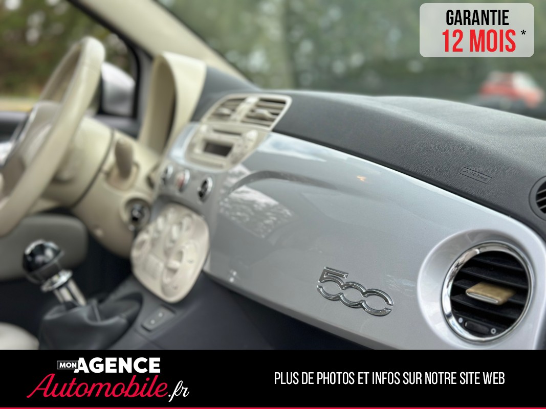 Fiat 500 1.2 69ch LOUNGE / GARANTIE 12 MOIS