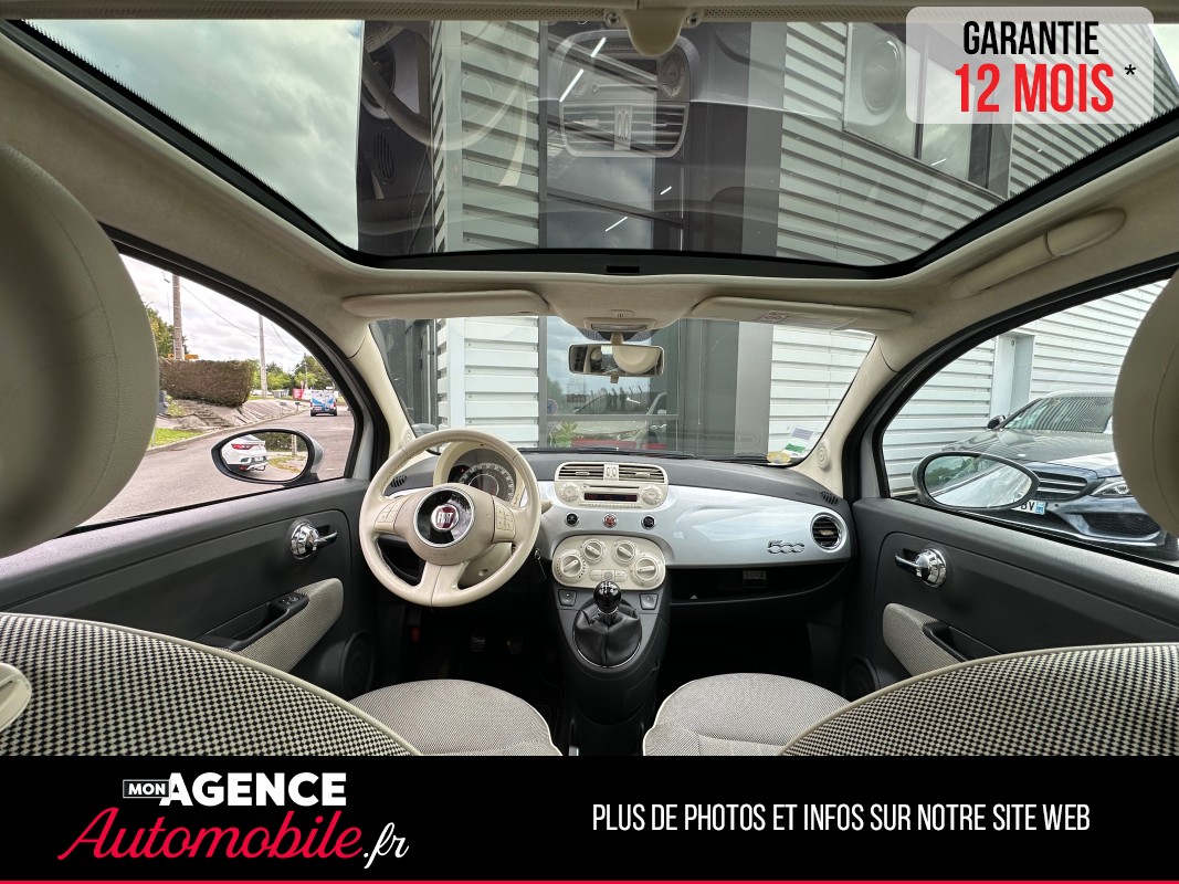 Fiat 500 1.2 69ch LOUNGE / GARANTIE 12 MOIS