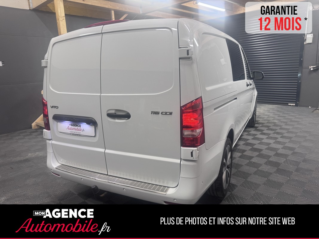 Mercedes VITO 3 PLACES Fourgon 116 1.9 CDI 16V 9G-TRONIC 163CH 24 158 EUROS HT - 28 990 EUROS TTC - TVA RECUPERABLE/ Garantie 12 Mois
