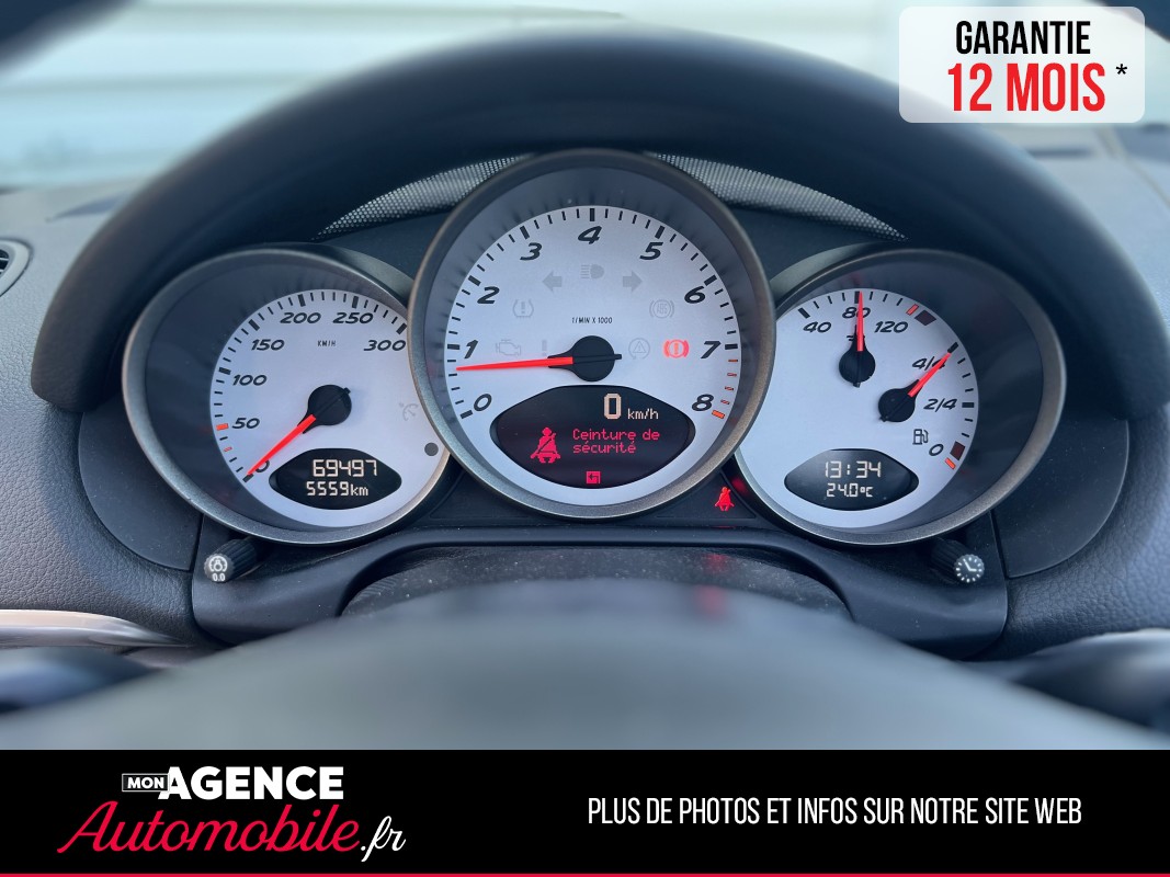 Porsche Boxster S 3.4 295 Ch *Origine FRANCE*Boite Méca*PASM / GARANTIE 12 MOIS