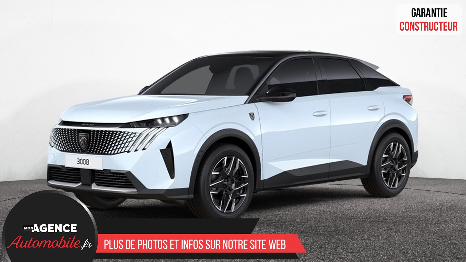 Peugeot 3008 HYBRID 145 BVA E-DCS6 GT + PACK VISION 360 & DRIVE ASSIST PLUS