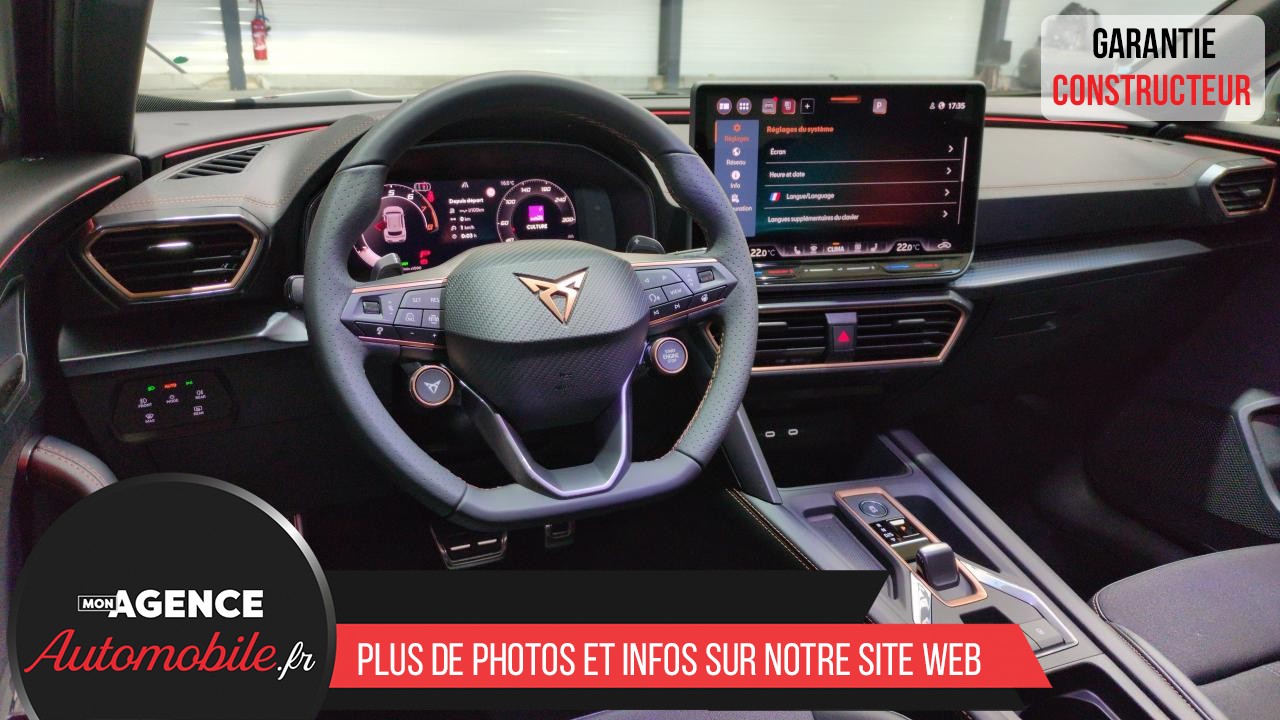 Cupra FORMENTOR NOUVEAU 1.5 ETSI HYBRID 150 CH BVA DSG7 V + ATTELAGE + SIEGES CHAUFFANTS