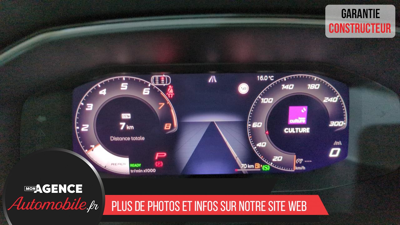 Cupra FORMENTOR NOUVEAU 1.5 ETSI HYBRID 150 CH BVA DSG7 V + ATTELAGE + SIEGES CHAUFFANTS