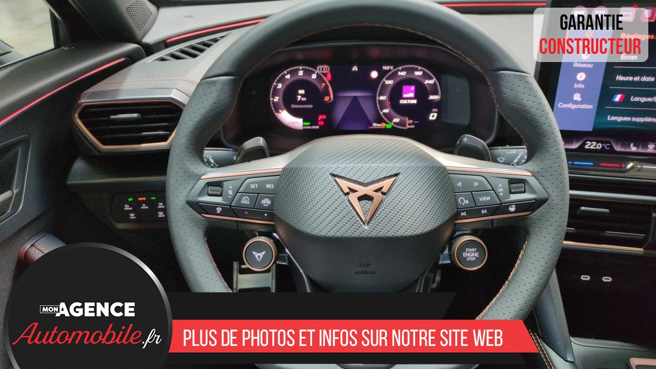 Cupra FORMENTOR NOUVEAU 1.5 ETSI HYBRID 150 CH BVA DSG7 V + ATTELAGE + SIEGES CHAUFFANTS