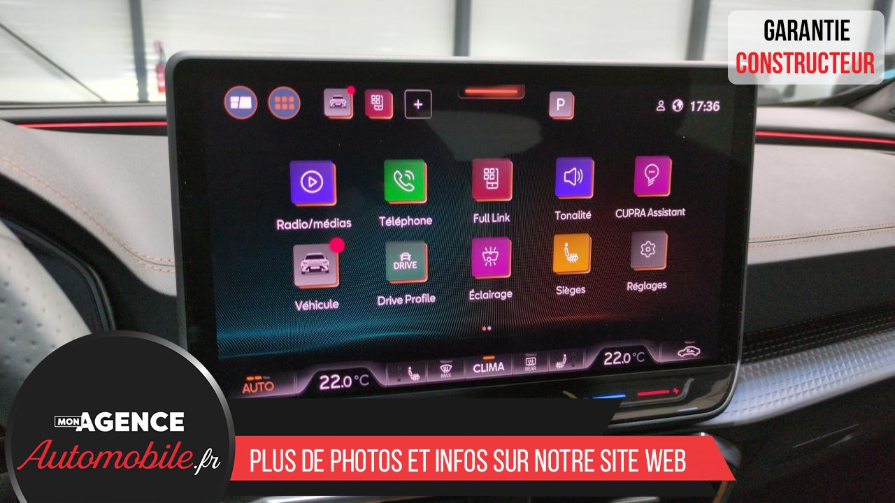 Cupra FORMENTOR NOUVEAU 1.5 ETSI HYBRID 150 CH BVA DSG7 V + ATTELAGE + SIEGES CHAUFFANTS