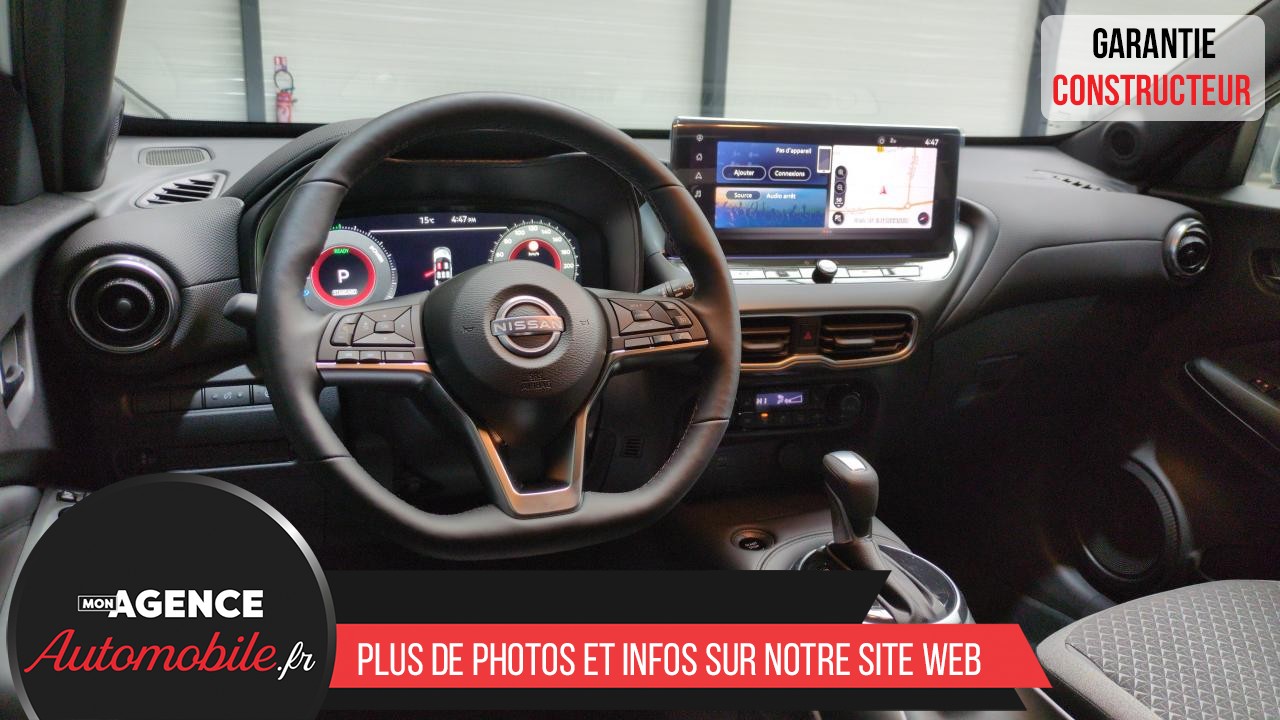 Nissan JUKE HYBRID 143 BVA N-CONNECTA + SIEGES CHAUFFANTS + VOLANT CHAUFFANT