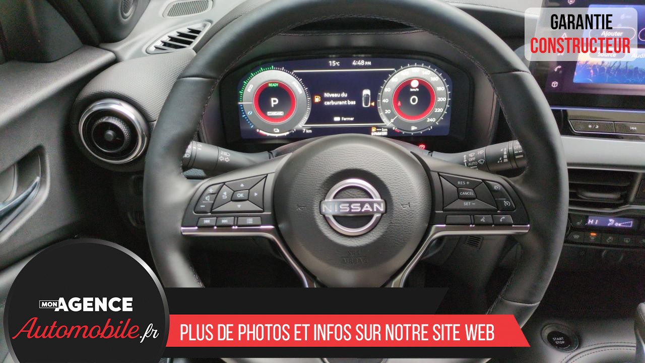 Nissan JUKE HYBRID 143 BVA N-CONNECTA + SIEGES CHAUFFANTS + VOLANT CHAUFFANT