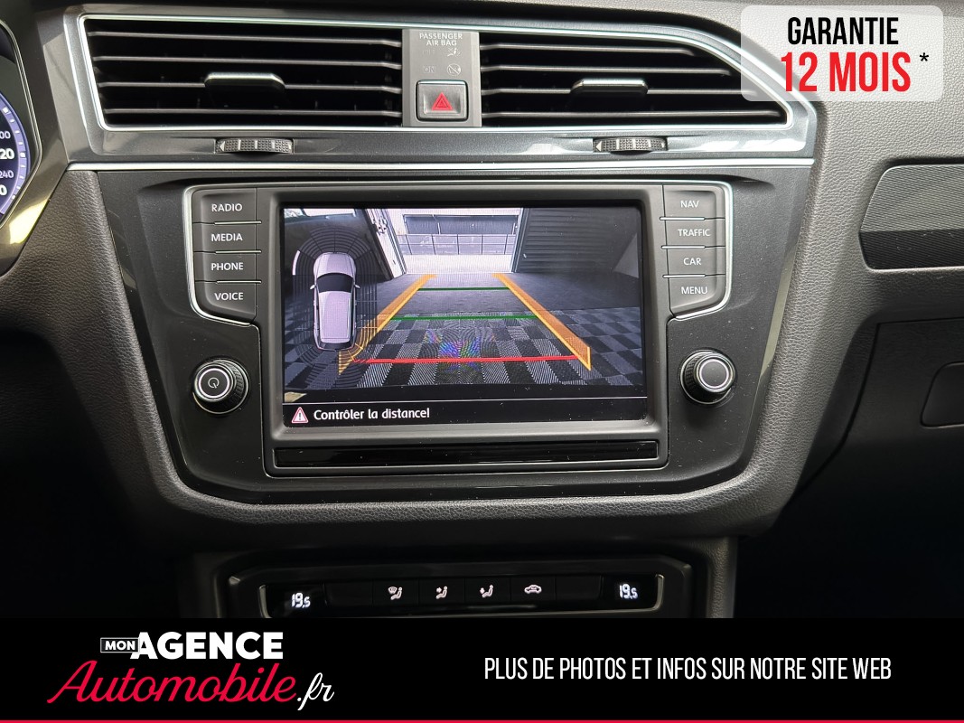 Volkswagen TIGUAN II 2.0 TDI  DSG7 150 CARAT SUIVI COMPLET VW / TOIT OUVRANT