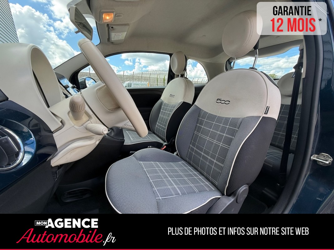 Fiat 500 1.0 HYBRID 70ch BSG S&S LOUNGE *PREMIERE MAIN* / GARANTIE 12 MOIS