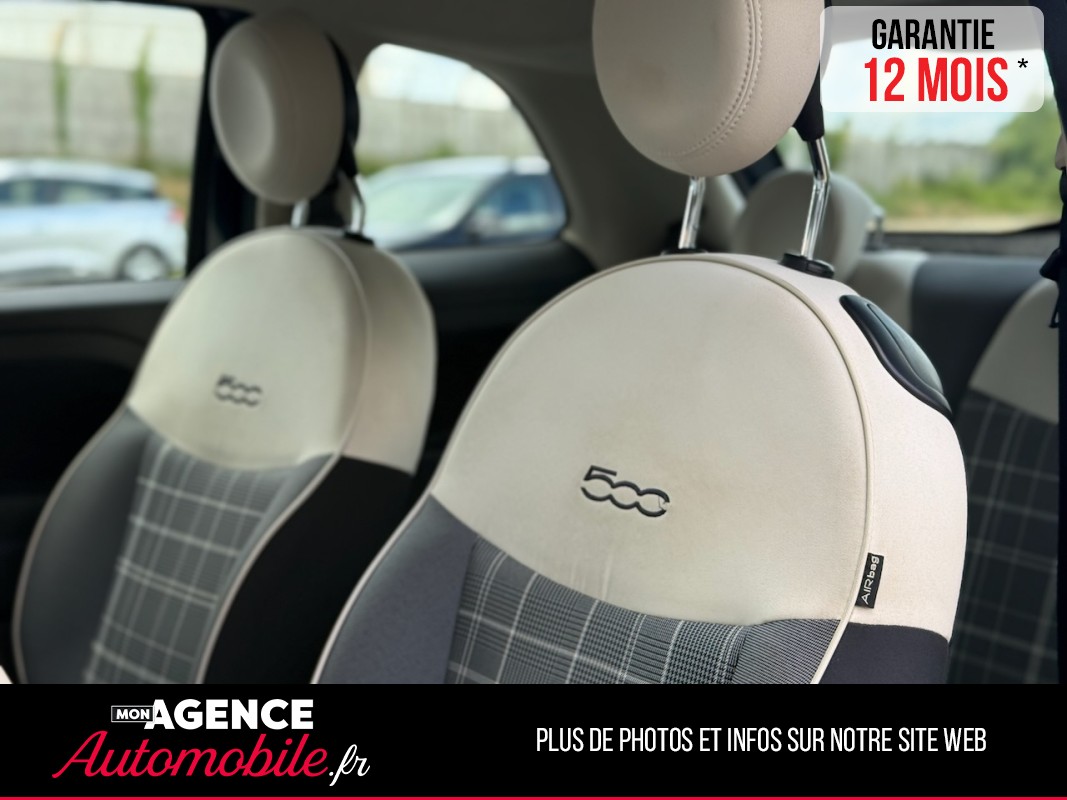 Fiat 500 1.0 HYBRID 70ch BSG S&S LOUNGE *PREMIERE MAIN* / GARANTIE 12 MOIS