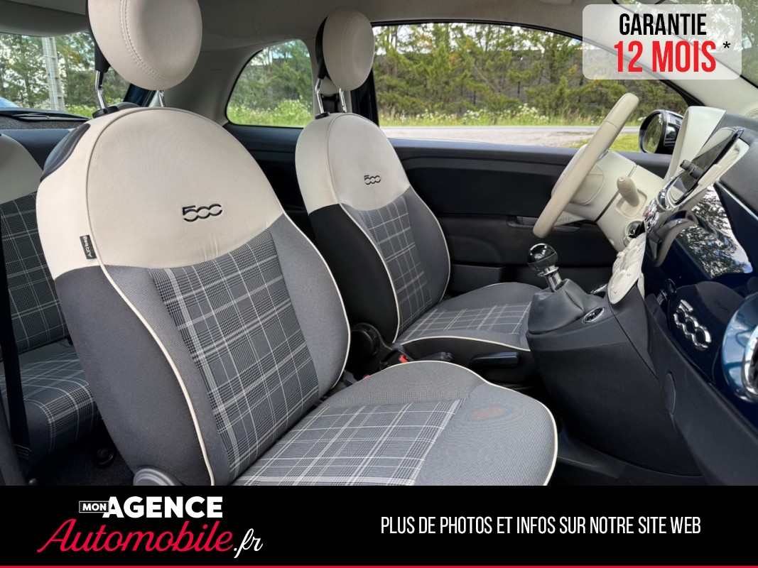Fiat 500 1.0 HYBRID 70ch BSG S&S LOUNGE *PREMIERE MAIN* / GARANTIE 12 MOIS