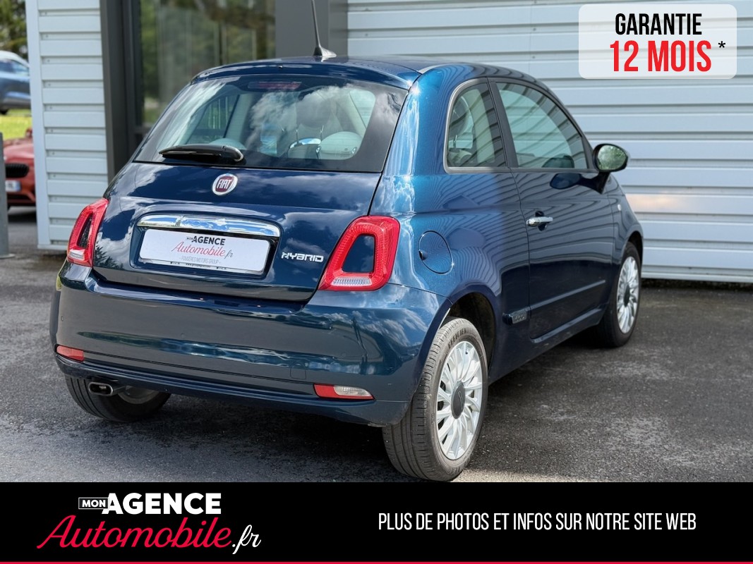 Fiat 500 1.0 HYBRID 70ch BSG S&S LOUNGE *PREMIERE MAIN* / GARANTIE 12 MOIS