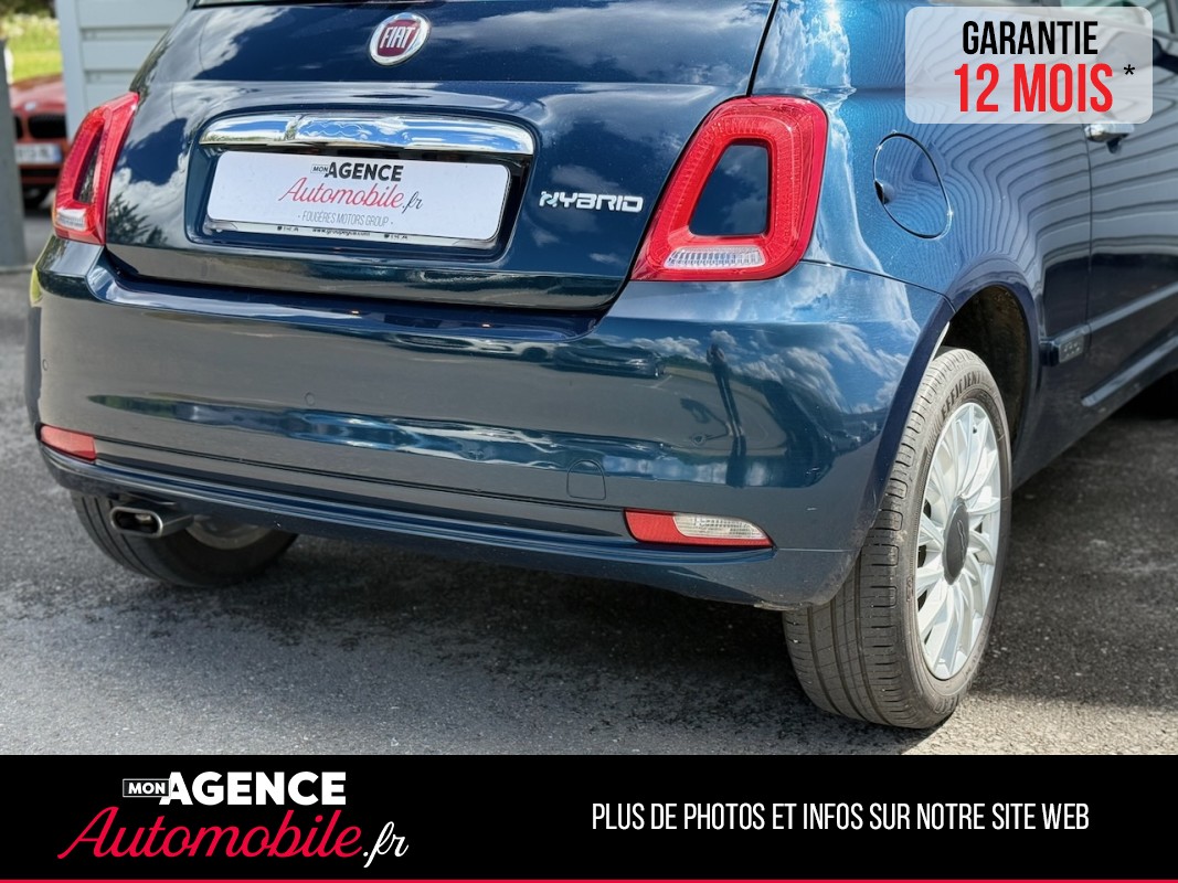 Fiat 500 1.0 HYBRID 70ch BSG S&S LOUNGE *PREMIERE MAIN* / GARANTIE 12 MOIS