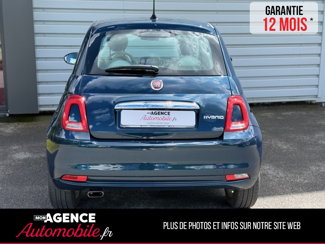 Fiat 500 1.0 HYBRID 70ch BSG S&S LOUNGE *PREMIERE MAIN* / GARANTIE 12 MOIS