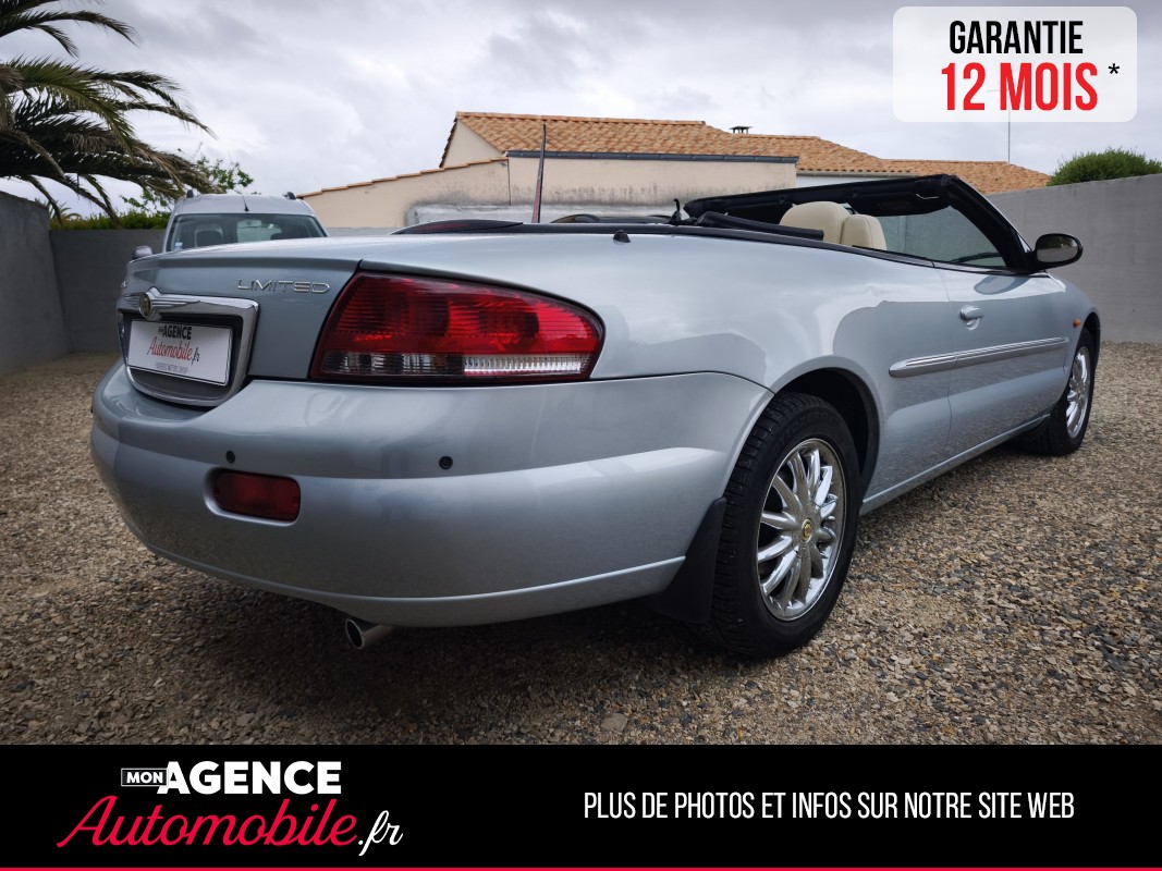 Chrysler Sebring 2.7 V6 LIMITED BVA / Garantie 12 Mois