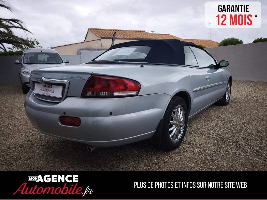 Chrysler Sebring 2.7 V6 LIMITED BVA / Garantie 12 Mois