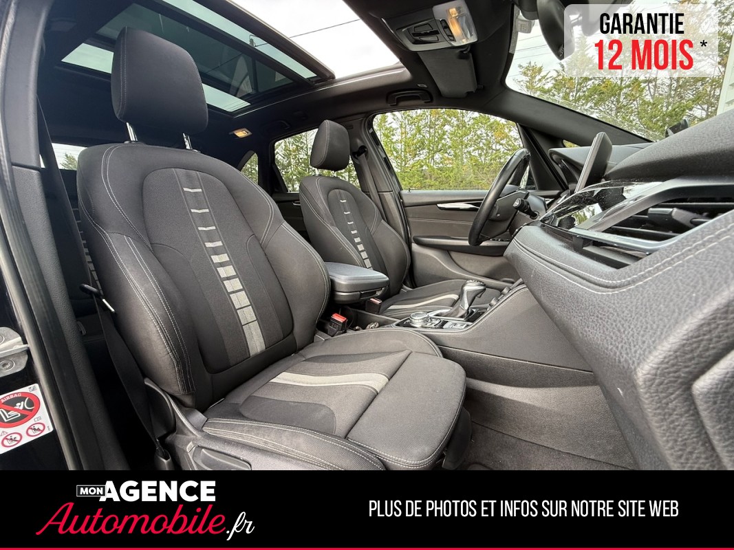 BMW SERIE 2 Active Tourer 216d 1.5d 116 Ch Boîte Auto SPORT *TOIT OUVRANT*CAMERA*AFFICHAGE TETE HAUTE*RADAR AV/AR* / GARANTIE 12 MOIS