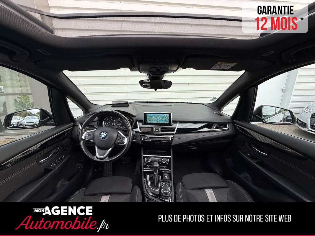 BMW SERIE 2 Active Tourer 216d 1.5d 116 Ch Boîte Auto SPORT *TOIT OUVRANT*CAMERA*AFFICHAGE TETE HAUTE*RADAR AV/AR* / GARANTIE 12 MOIS