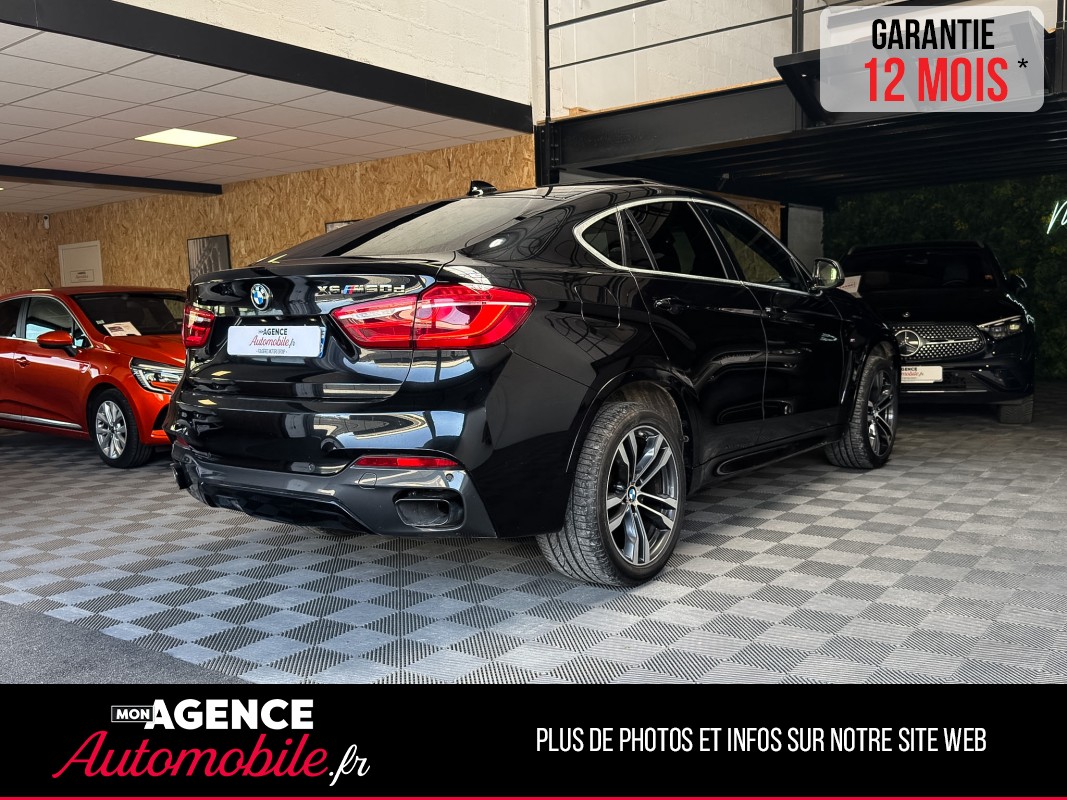 BMW X6 F16 M50D XDRIVE 3.0D 381 PACK M TOIT OUVRANT / HARMAN KARDON / AFFICHAGE TÊTE HAUTE / SUIVI COMPLET