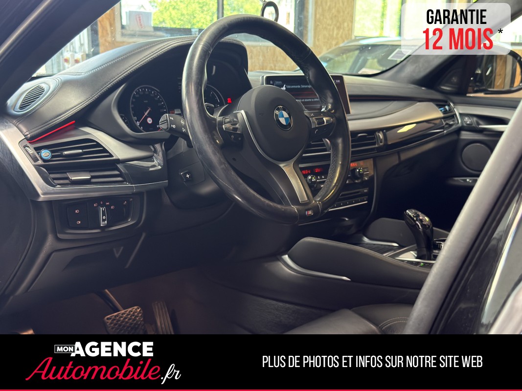 BMW X6 F16 M50D XDRIVE 3.0D 381 PACK M TOIT OUVRANT / HARMAN KARDON / AFFICHAGE TÊTE HAUTE / SUIVI COMPLET