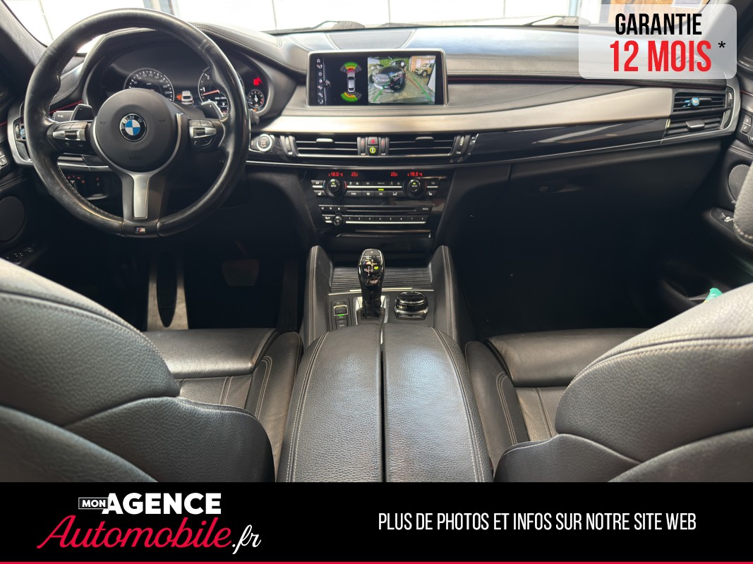 BMW X6 F16 M50D XDRIVE 3.0D 381 PACK M TOIT OUVRANT / HARMAN KARDON / AFFICHAGE TÊTE HAUTE / SUIVI COMPLET