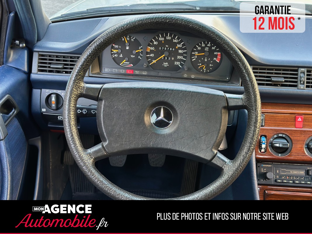 Mercedes 230 E W124 Berline 2.3 I 132ch *HISTORIQUE COMPLET MERCEDES*EXPERTISE OK / GARANTIE 12 MOIS