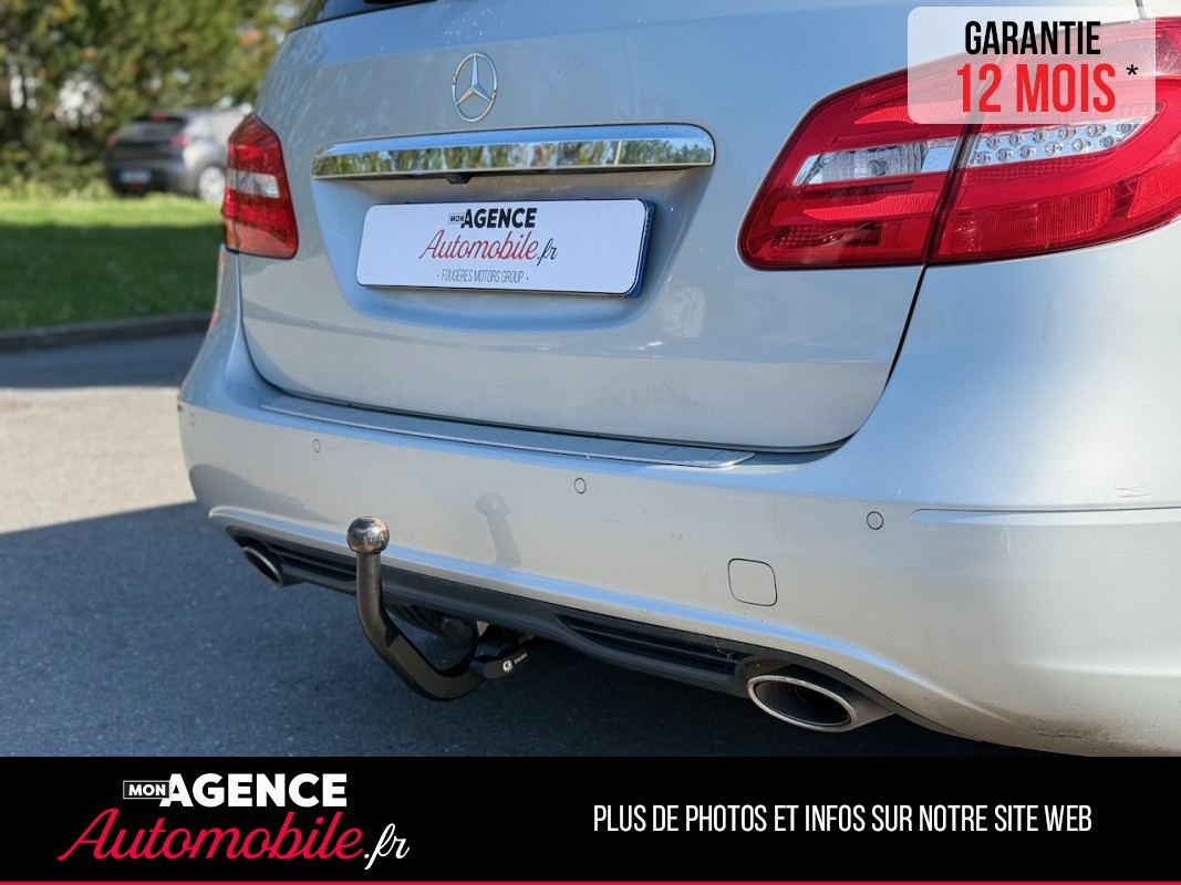 Mercedes CLASSE B 180CDi 1.5 109ch FASCINATION *ATTELAGE AMOVIBLE*SIEGES CHAUFFANTS*CAMERA*/ GARANTIE 12 MOIS