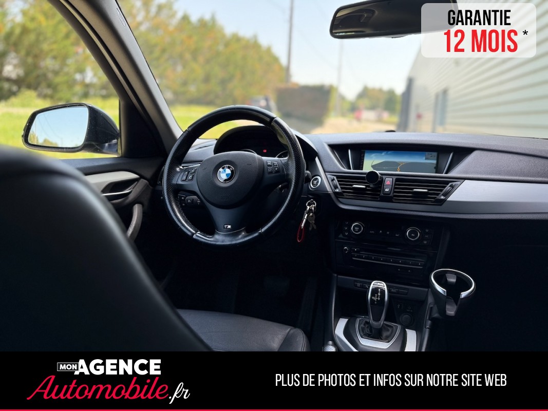 BMW X1 20d XDrive 2.0d Steptronic 184ch Boîte Auto *ATTELAGE AMOVIBLE*SIEGES CUIR ELECTRIQUES A MEMOIRE*RADAR AV AR*/ GARANTIE 12 MOIS