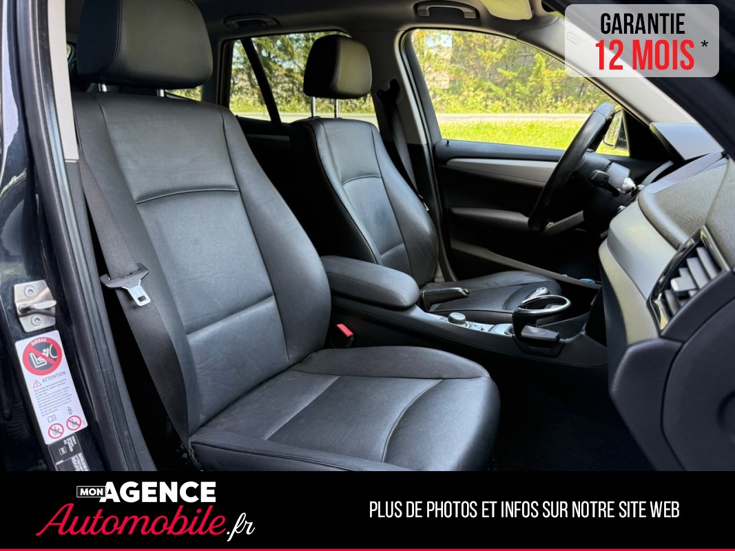 BMW X1 20d XDrive 2.0d Steptronic 184ch Boîte Auto *ATTELAGE AMOVIBLE*SIEGES CUIR ELECTRIQUES A MEMOIRE*RADAR AV AR*/ GARANTIE 12 MOIS