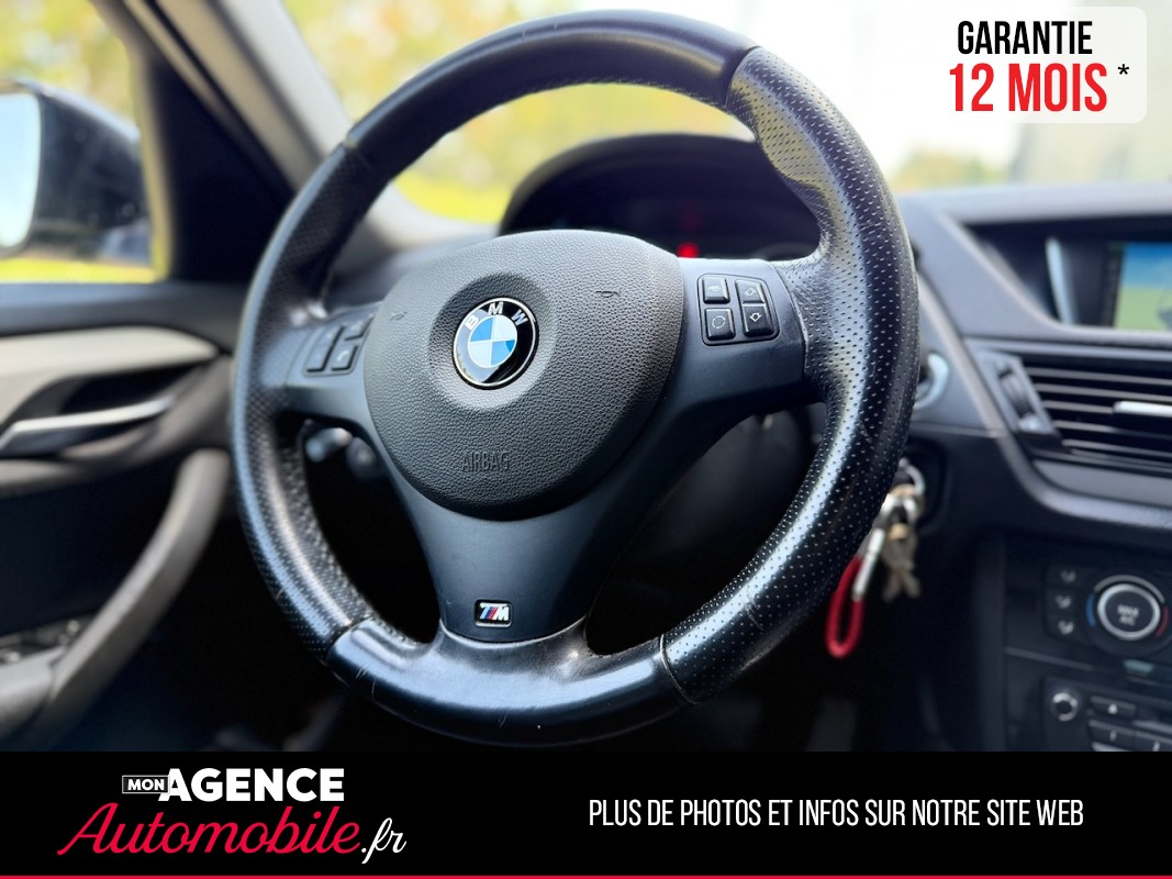 BMW X1 20d XDrive 2.0d Steptronic 184ch Boîte Auto *ATTELAGE AMOVIBLE*SIEGES CUIR ELECTRIQUES A MEMOIRE*RADAR AV AR*/ GARANTIE 12 MOIS